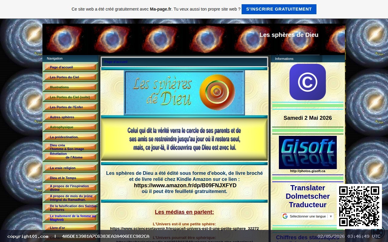 Capture de http://spheres-de-dieu.fr.gd