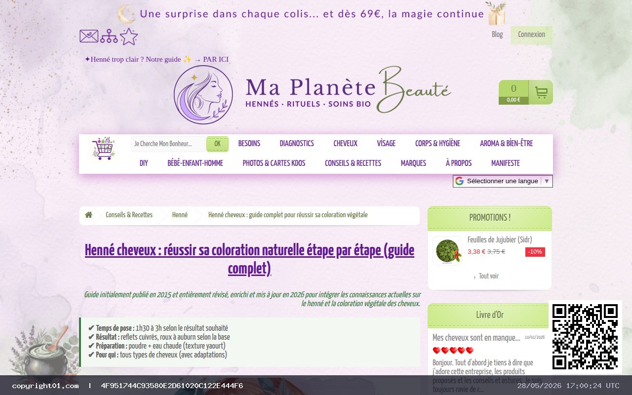 Capture de https://www.maplanetebeaute.fr/content/15-le-henne-pour-les-cheveux-mode-d-emploi