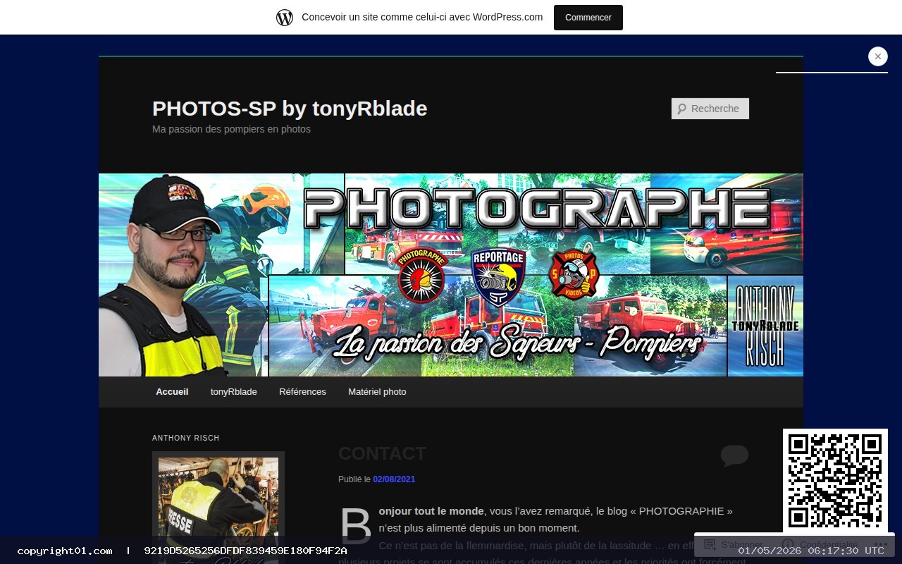 Capture de https://soldatdufeuphotos.wordpress.com
