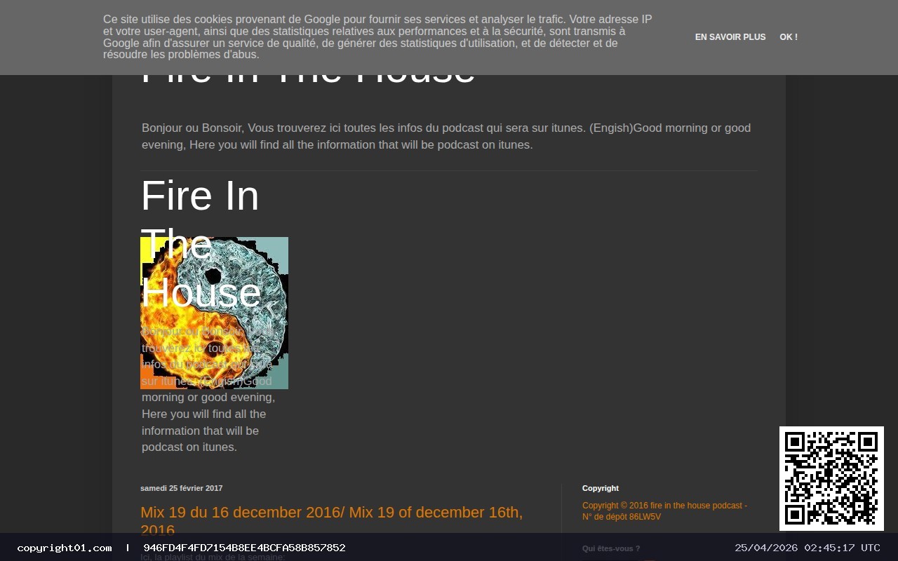 Capture de http://fire-in-the-house.blogspot.fr
