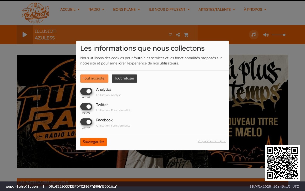 Capture de https://www.punch-radio.fr/