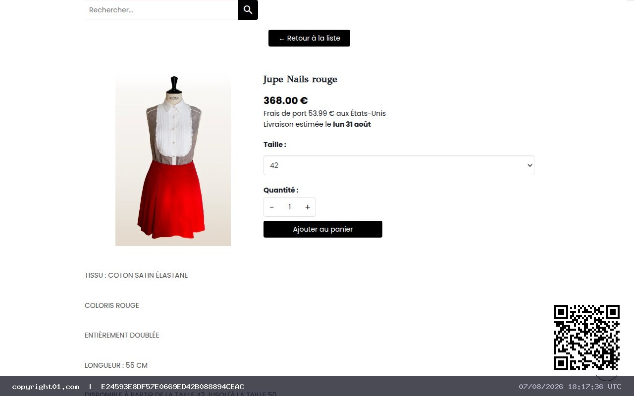 Capture de https://www.desir-ventevetementgrandetaillefeminin.com/boutique/s552900p/Jupe-Nails-rouge