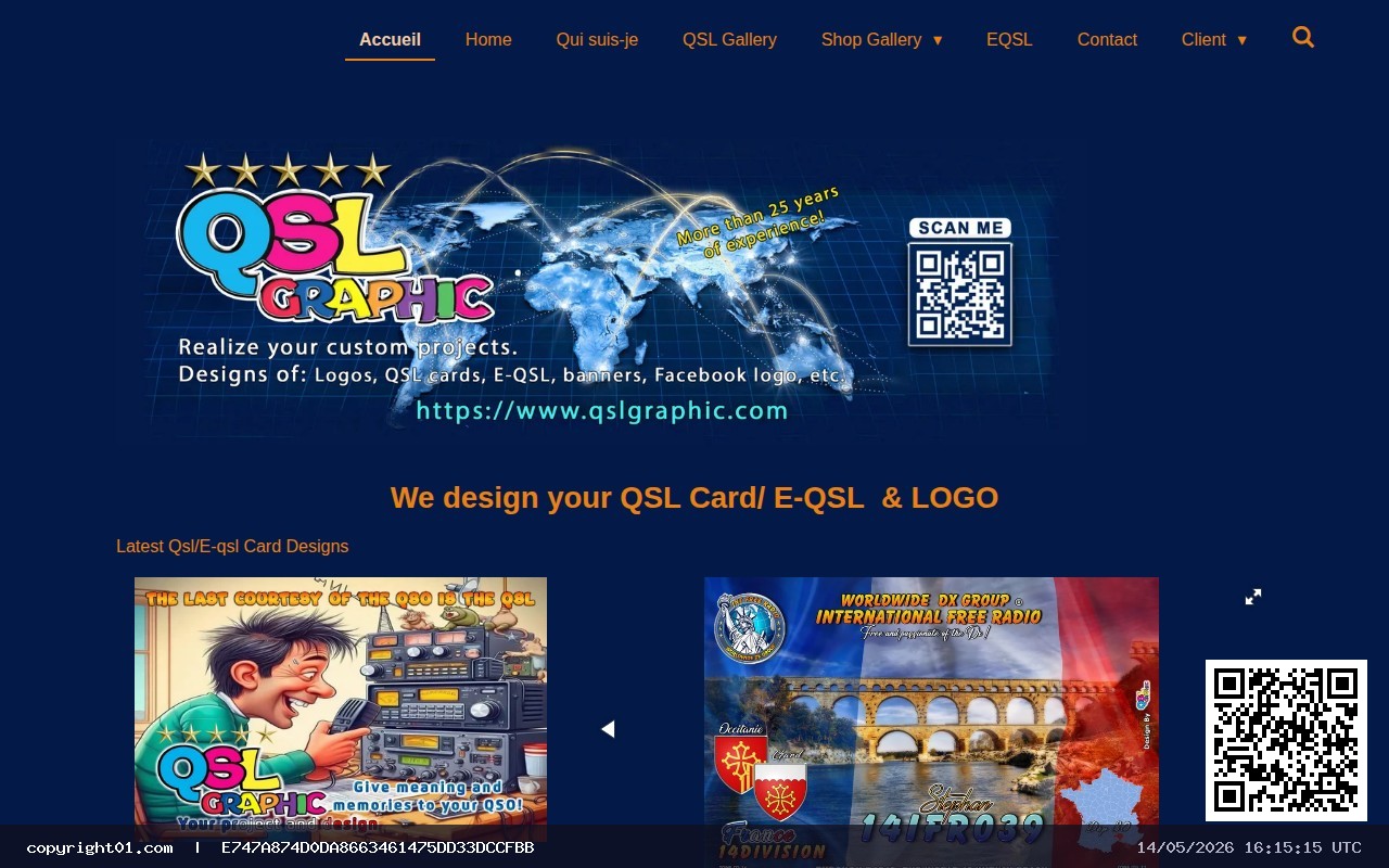 Capture de https://www.qslgraphic.com