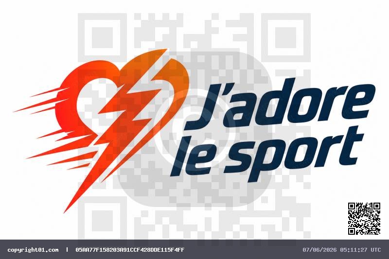 Logo J'adore le sport — version dynamique