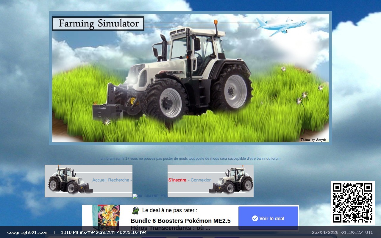 Screenshot of http://farming17.forum2jeux.com/