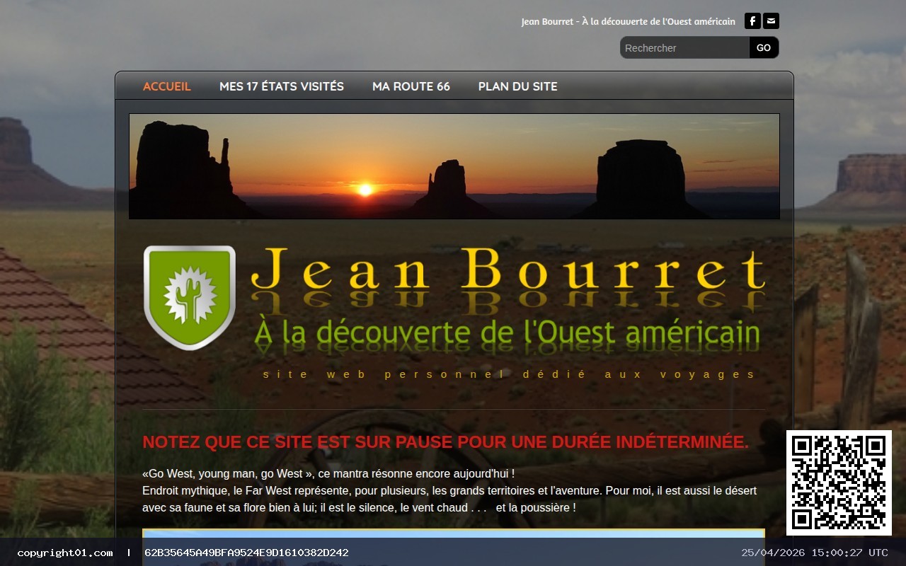 Screenshot of http://jeanbourret.weebly.com/