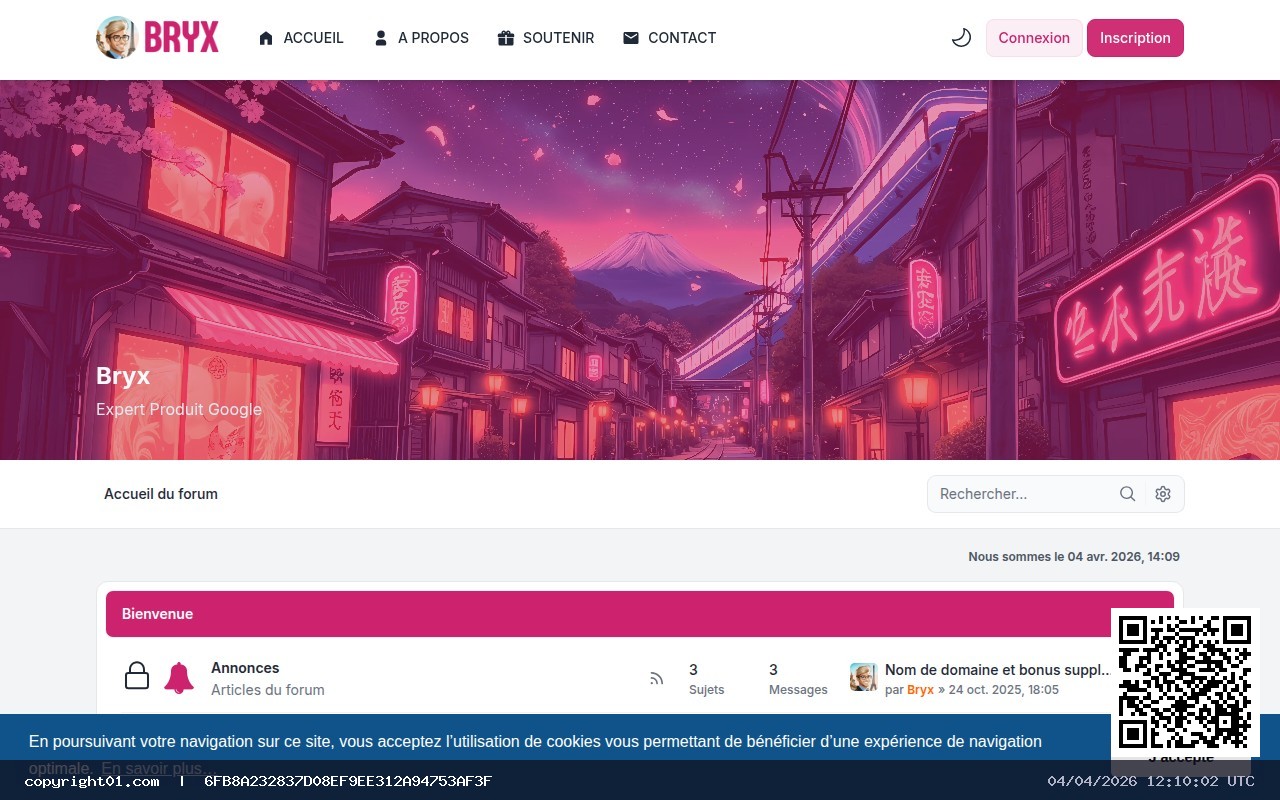 Screenshot of https://www.bryx.fr