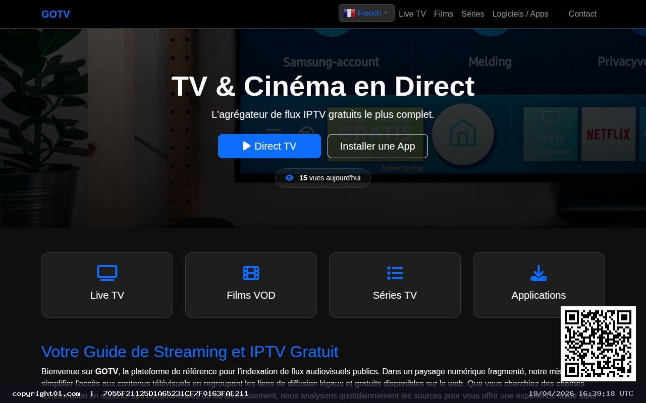 Screenshot of https://gotv.byethost24.com