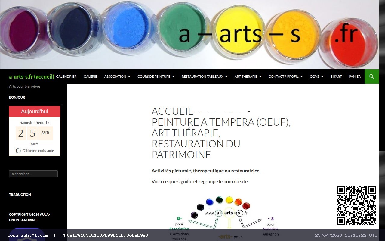 Screenshot of http://a-arts-s.fr/wp/