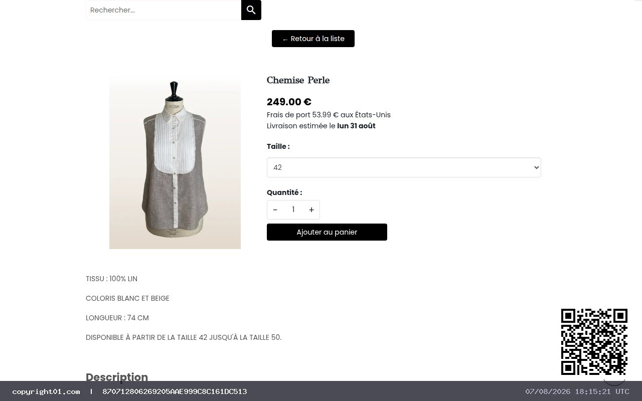 Screenshot of https://www.desir-ventevetementgrandetaillefeminin.com/boutique/s552788p/Chemise-Perle-en-lin