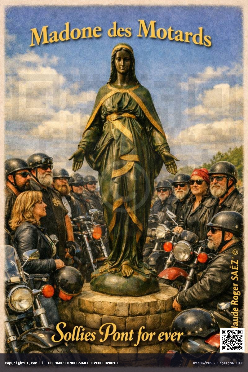 La Madone des Motards de Sollies Pont