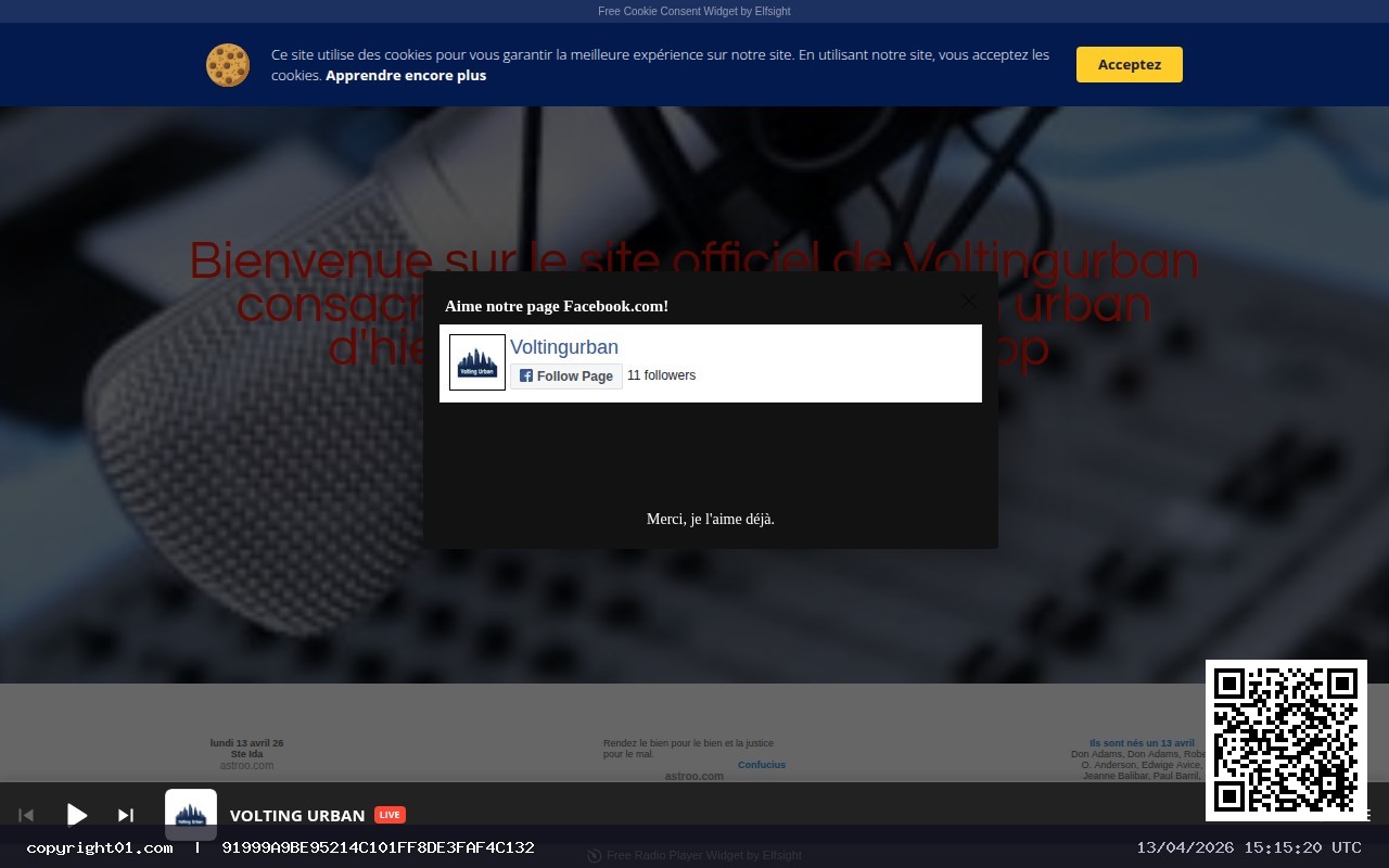Screenshot of https://VOLTINGURBAN.weebly.com