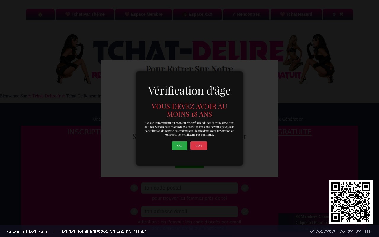 Captura de http://www.Tchat-Delire.fr