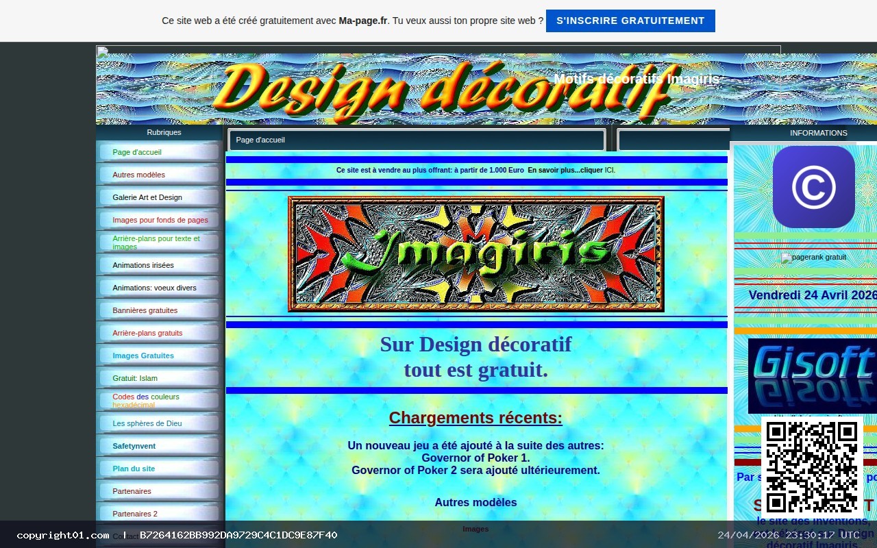 Captura de http://designdecoratif.fr.gd