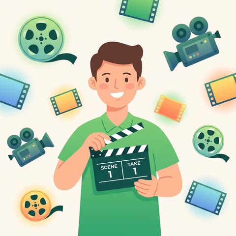 Obras audiovisuales : películas, videos, animaciones