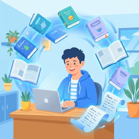 Obras literarias : novelas, artículos, poemas, tesis, guiones