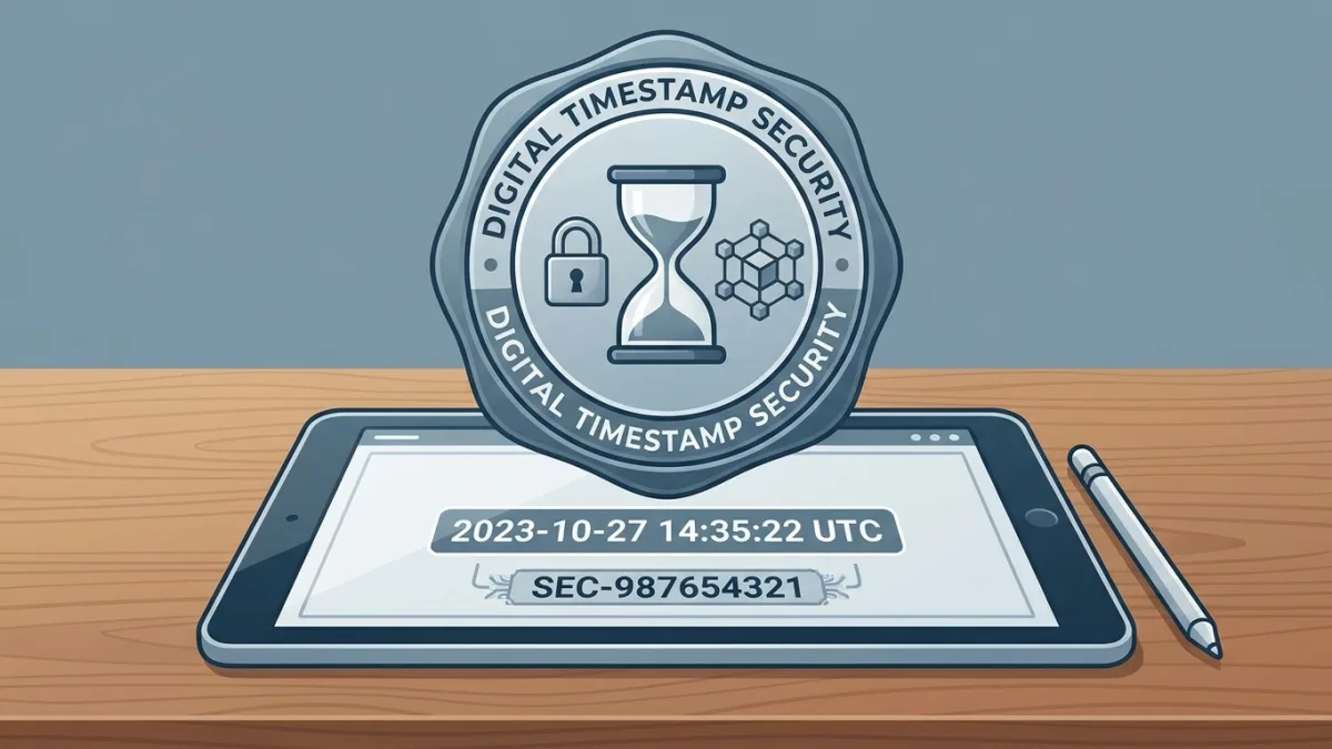 legal document stamp digital timestamp security