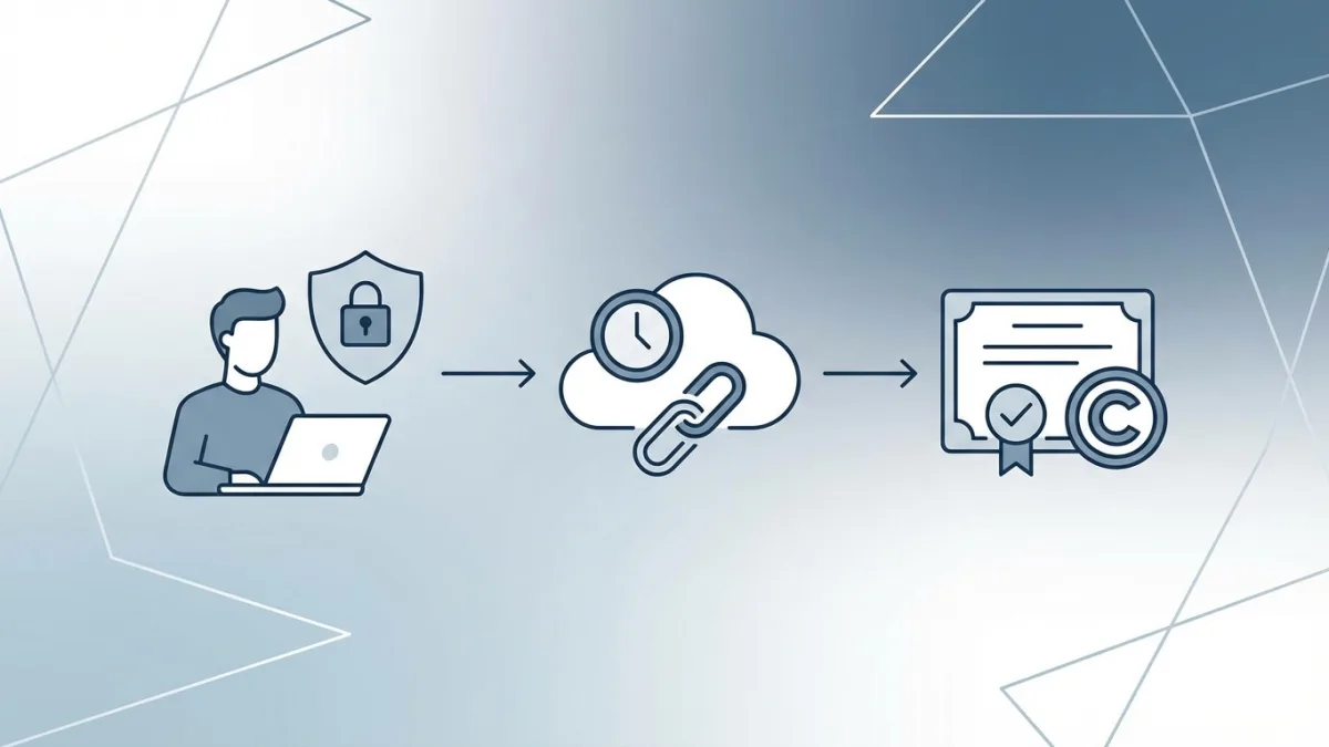 Digital Timestamping and Copyright Evidence