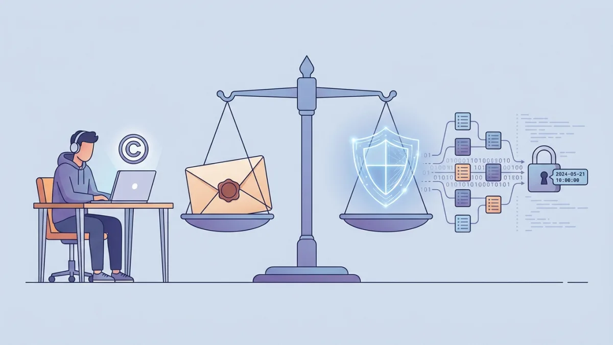 Enveloppe Soleau ou copyright gratuit