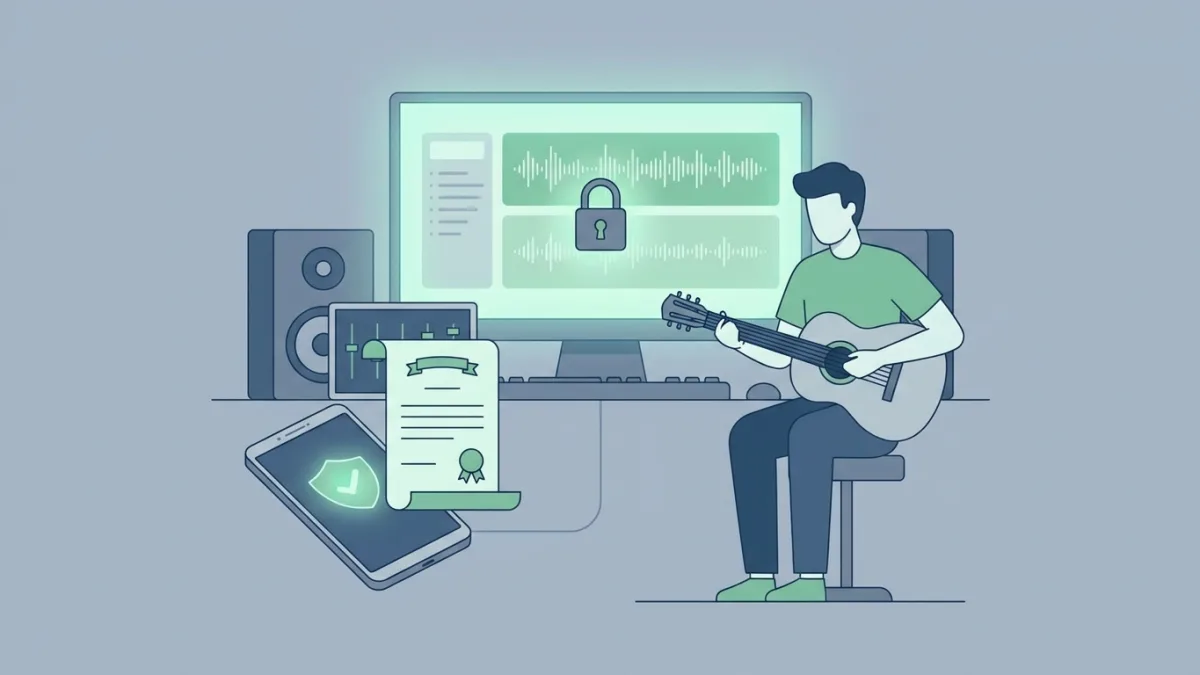 Proteger una canción o composición en 2026