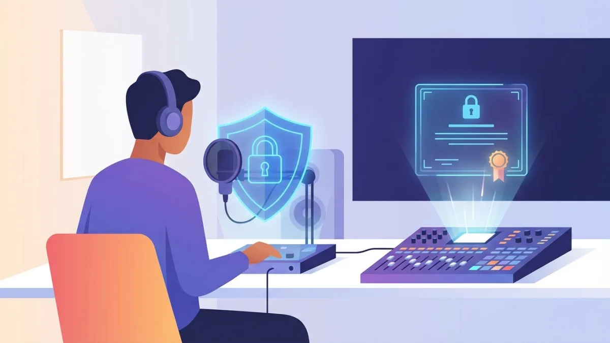 Protéger son podcast avec le droit d'auteur