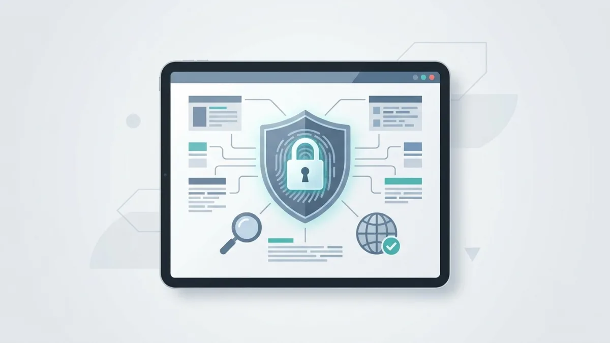 website copyright protection screen