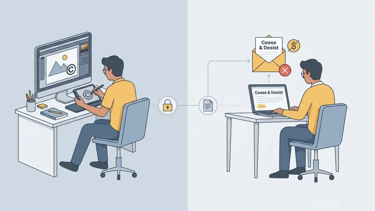 Proteger tu trabajo freelance paso a paso