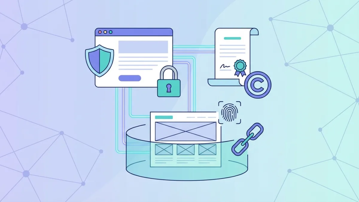 Protéger un site web par le dépôt de copyright : capture certifiée