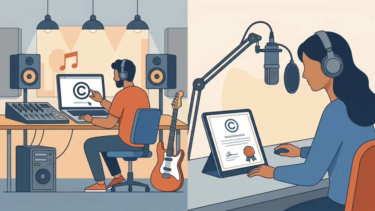 Registro de copyright para audio y vídeo